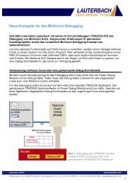 Neue Konzepte für das Multicore Debugging - Lauterbach