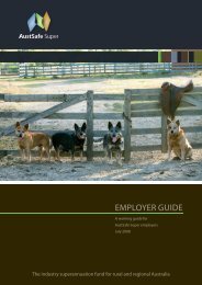 EMPLOYER GUIDE - AustSafe Super