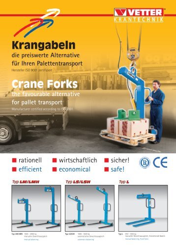 Prospekt Kransysteme neu - VETTER Krantechnik