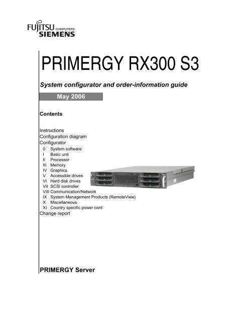 PRIMERGY RX300 S3