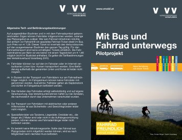 Tarifbestimmungen Fahrrad und Bus (pdf, 581 KB) - vMobil