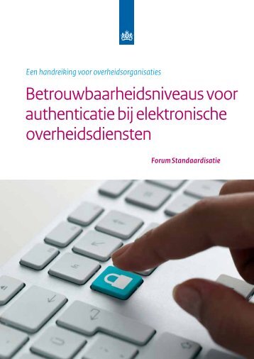 NL | Betrouwbaarheidsniveaus voor authenticatie bij elektronische ...