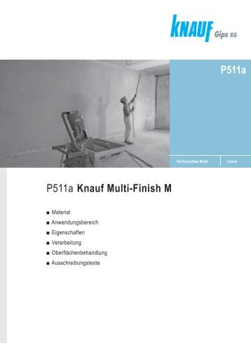 P511a P511a Knauf Multi-Finish M