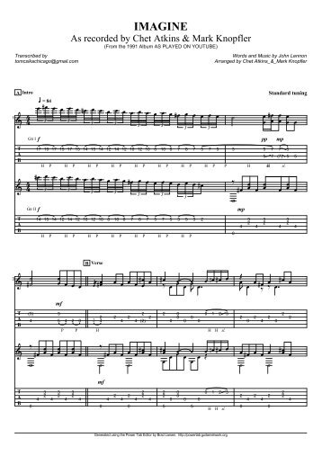 Chet Atkins - Imagine instrumen - Tommy Emmanuel CGPAM