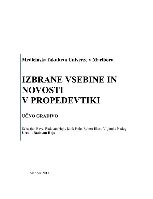 Propedevtika_izbirni_ucno_gradivo.pdf - Univerza v Mariboru