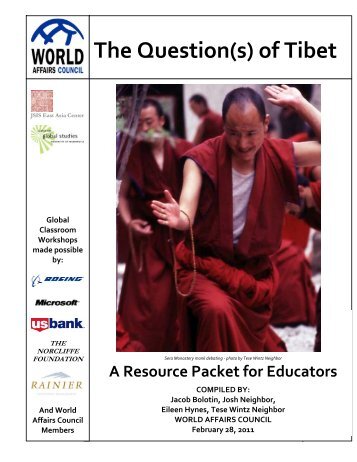 The Question(s) of Tibet - World Affairs Council