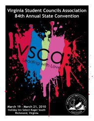 Virginia Student Councils Association 84th Annual State Convention