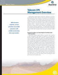 Telecom CPE Management Overview - Remote Site and Equipment ...