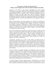 Carta abierta al Dr. Ricardo MenÃ©ndez Prieto - InvestigaciÃ³n y ...