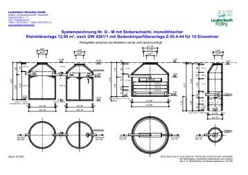 Systemzeichnung Nr. D - Lauterbach-Kießling GmbH