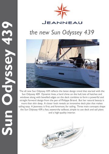 Download the Sun Odyssey 439 brochure here... - Jeanneau