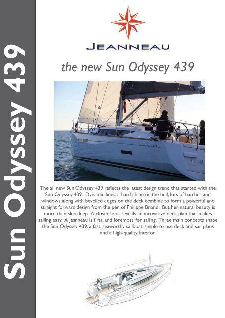 Download the Sun Odyssey 439 brochure here... - Jeanneau