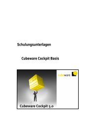 10. Abschlussaufgabe Cubeware Cockpit Schulung