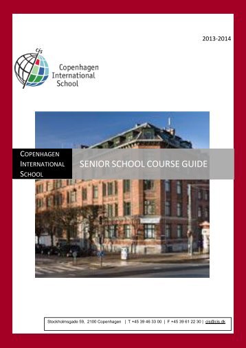 Course Outline - Copenhagen International School