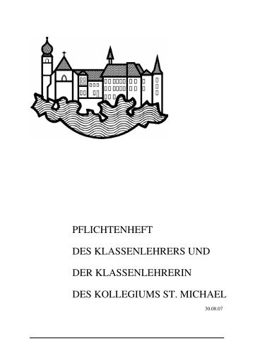 Klassenlehrer-Pflichtenheft - edufr