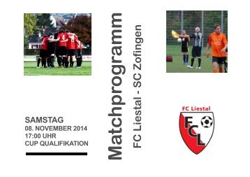 Matchprogramm