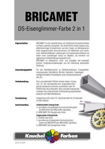 DS-Eisenglimmer-Farbe 2 in 1 - Knuchel Farben AG