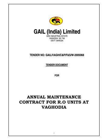 invitation for bids - GAIL (India)