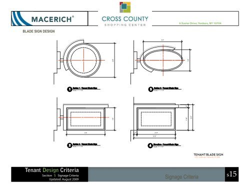 Cross County Shopping Center Signage Criteria Manual - Macerich