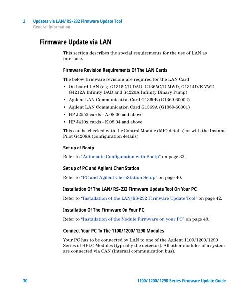 Firmware Update - Agilent Technologies