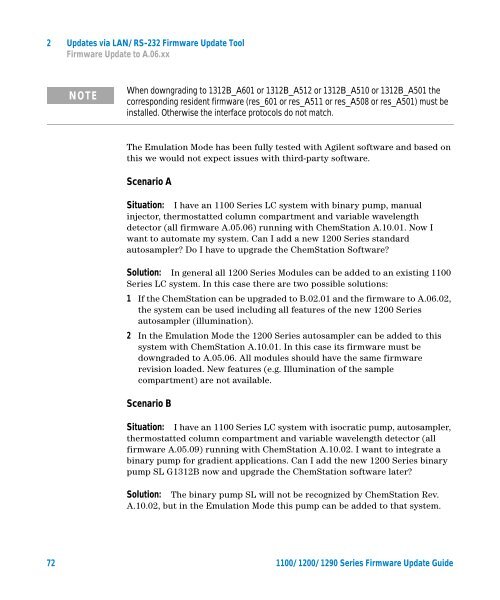 Firmware Update - Agilent Technologies