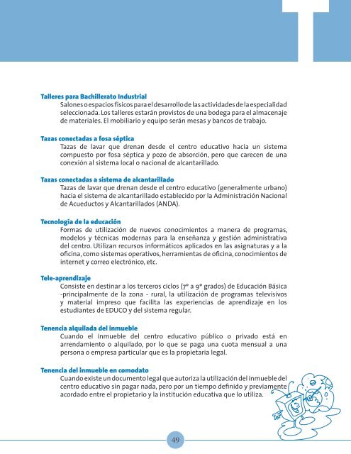 Glosario de Términos Educativos del Censo Escolar - EQUIP123.net