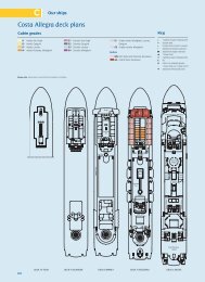 Costa Allegra deck plans