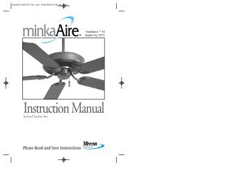 Instruction Manual - Del Mar Fans and Lighting