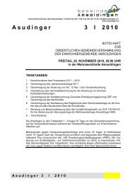 Asudinger 3 l 2010 - Amsoldingen