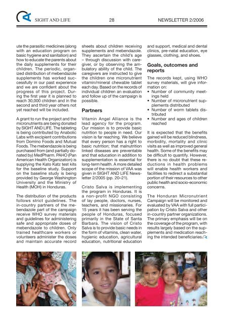 Newsletter 02 2006.pdf - Sight and Life