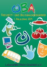 1. Halbjahr 2014 - Lebenshilfe-rhoen-grabfeld.de
