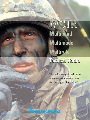 Multiband Multimode Multirole Tactical Radio Tactical Radio