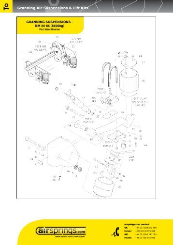 Granning Air Suspensions & Lift Kits - Airsprings