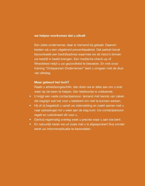 Brochure inkomenszekerheid - Interpolis