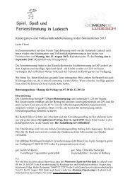 Sommerferienbetreuung VS Ludesch - Verein Tagesbetreuung