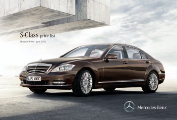 S-Class price list - Mercedes-Benz (UK)