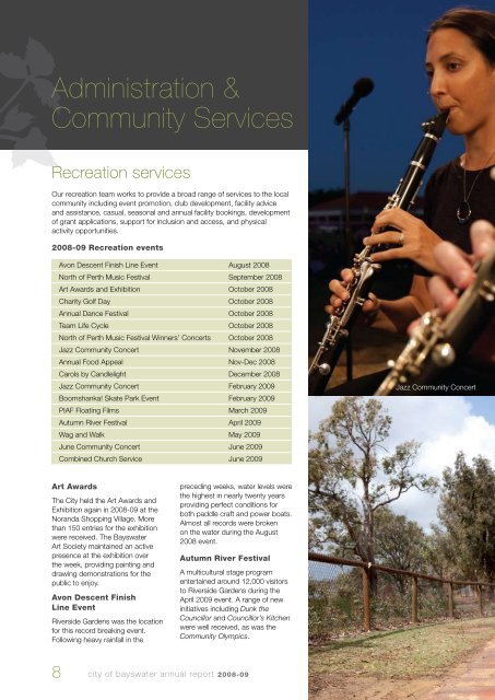 annual report - City of Bayswater