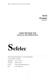 Serie Premier - Sefelec