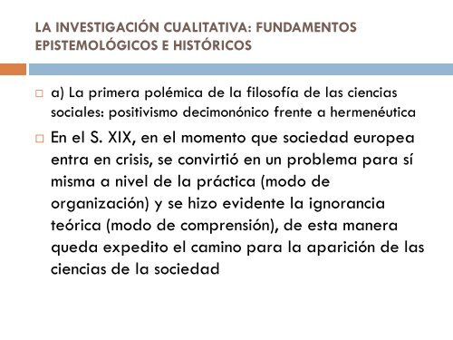 CURSO: INVESTIGACIÃN CUALITATIVA - PÃ¡ginas Personales UNAM