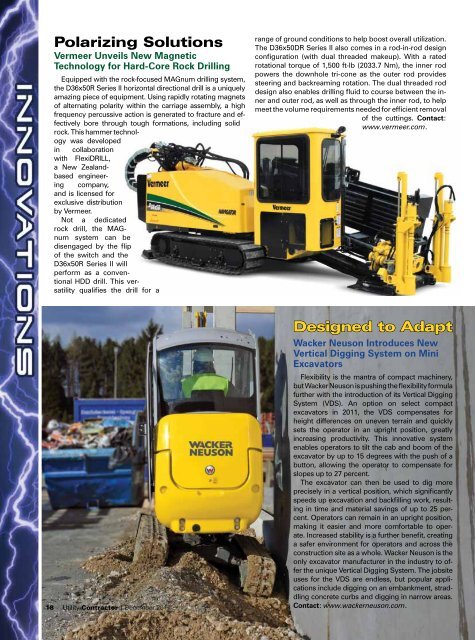 View Full December PDF Issue - Utility Contractor Online