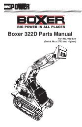 Boxer 320 Operators Manual Boxer Power And Equipment
