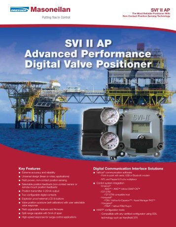 SVI II AP Advanced Performance Digital Valve Positioner