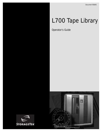 L700 Tape Library Operator's Guide