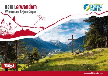 Wanderbooklet der Naturparkregion Lechtal-Reutte - Dein Appell