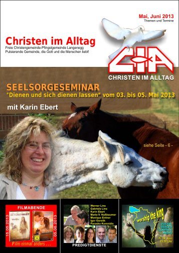 Gemeindebrief 2013-05 06 - Christen im Alltag