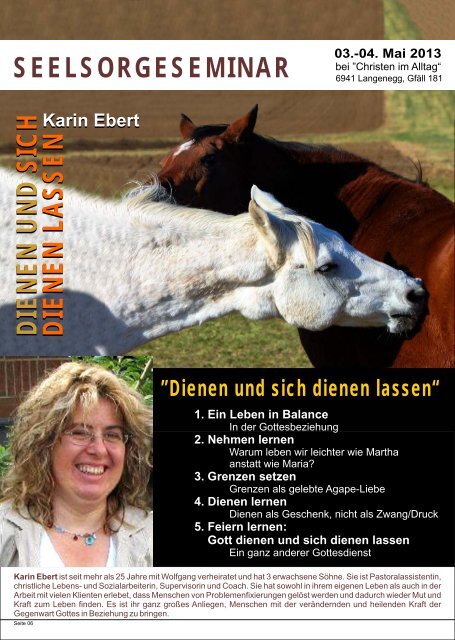 Gemeindebrief 2013-05 06 - Christen im Alltag