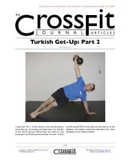 Turkish Get-Up: Part 2