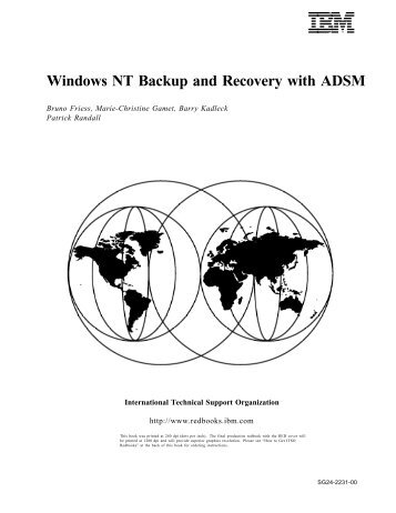 Windows NT Backup and Recovery with ADSM - Urz