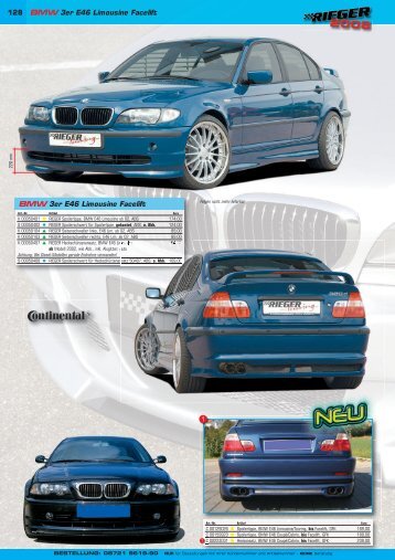 128 BMW 3er E46 Limousine Facelift BMW 3er E46 Limousine Facelift