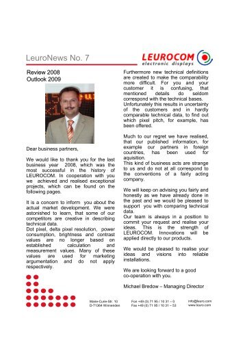 LeuroNews No. 7 01.04.2009